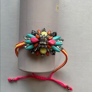 Multi-Gemstone & Rhinestone Bracelet